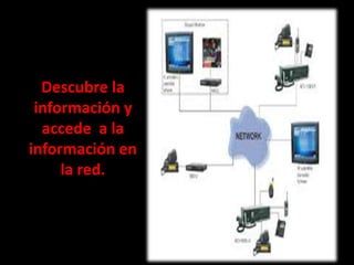 Descubre la información y accede  a la información en la red.