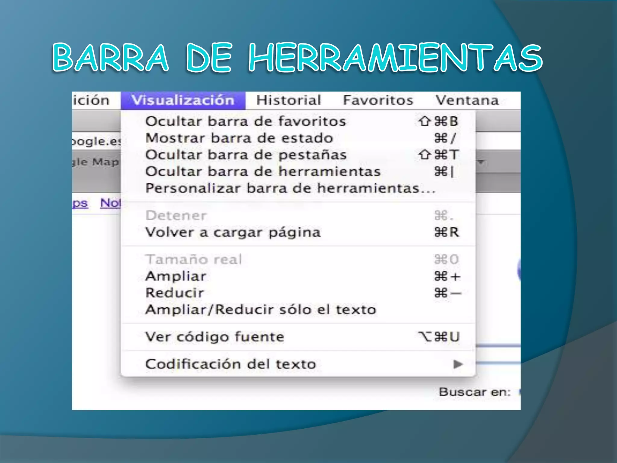 BARRA DE HERRAMIENTAS