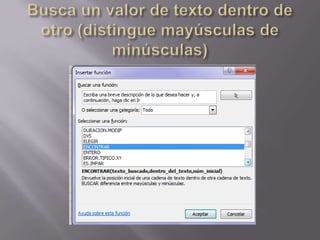 CATEGORIAS DE FUNCIONES  EN EXCEL