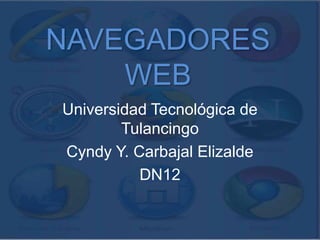 NAVEGADORES
WEB
Universidad Tecnológica de
Tulancingo
Cyndy Y. Carbajal Elizalde
DN12
 
