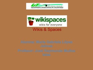 Wikis & Spaces
 