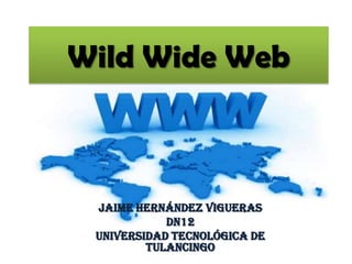 Wild Wide Web



 JAIME HERNÁNDEZ VIGUERAS
            DN12
 UNIVERSIDAD TECNOLÓGICA DE
         TULANCINGO
 