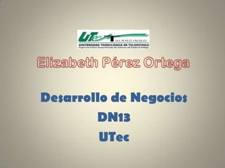 Desarrollo de Negocios
        DN13
         UTec
 