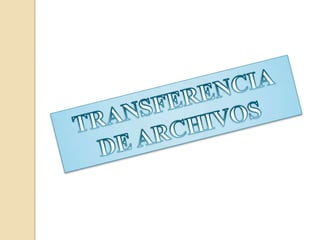 TRANSFERENCIA DE ARCHIVOS 