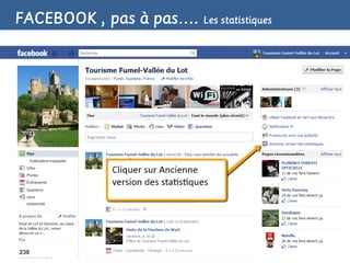 FACEBOOK , pas à pas…. Les statistiques
 