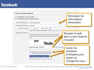 UTILISER FACEBOOK
               un peu de pratique ?
 