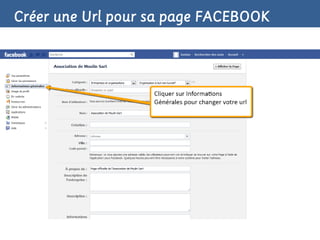 Créer une Url pour sa page FACEBOOK
 