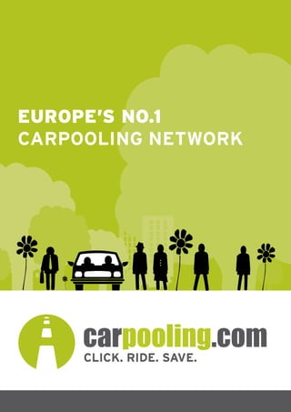 EuropE’s no.1
carpooling network
 