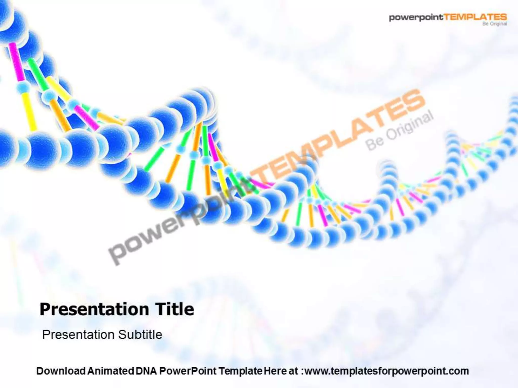 Animated DNA PowerPoint Templates and Backgrounds | PPTX