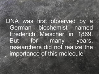 DNA: BOOK OF LIFE | PPT