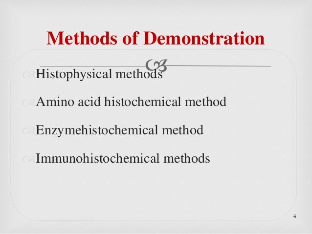 Demonstration Of Protein And Nucleic Acids