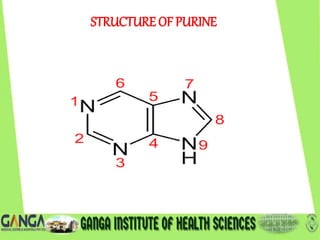 STRUCTURE OF PURINE
 