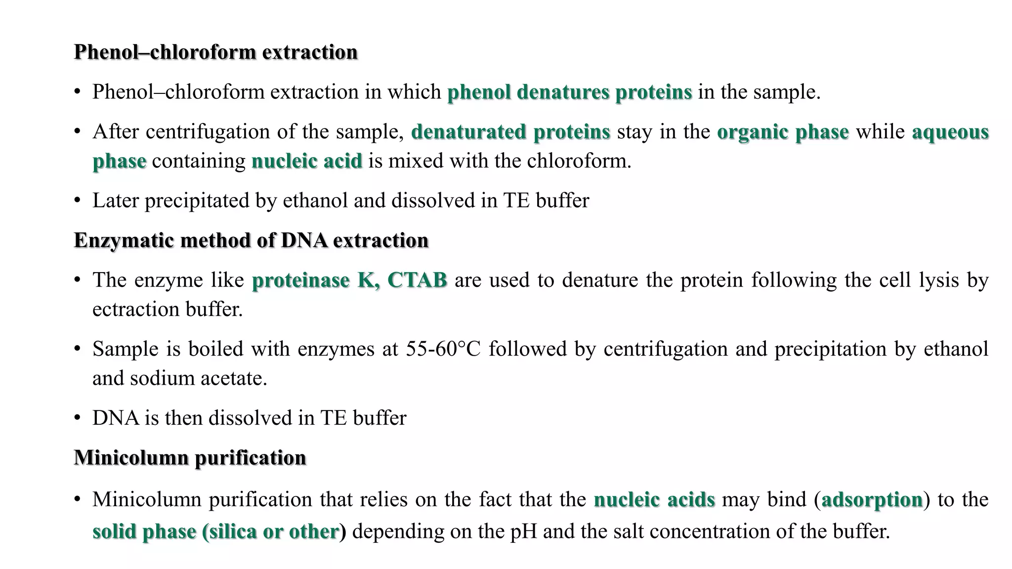 DNA- Basics on isolation, quantification, storage | PPTX