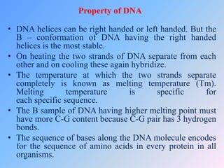 TYPES OF DNA
• Eukaryotic organisms such as animals, plants and fungi, store the majority
of their DNA inside the cell nuc...