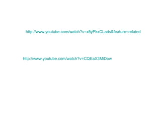 http://www.youtube.com/watch?v=CQEaX3MiDow
http://www.youtube.com/watch?v=x5yPkxCLads&feature=related
 