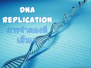 DNA
Replication
 