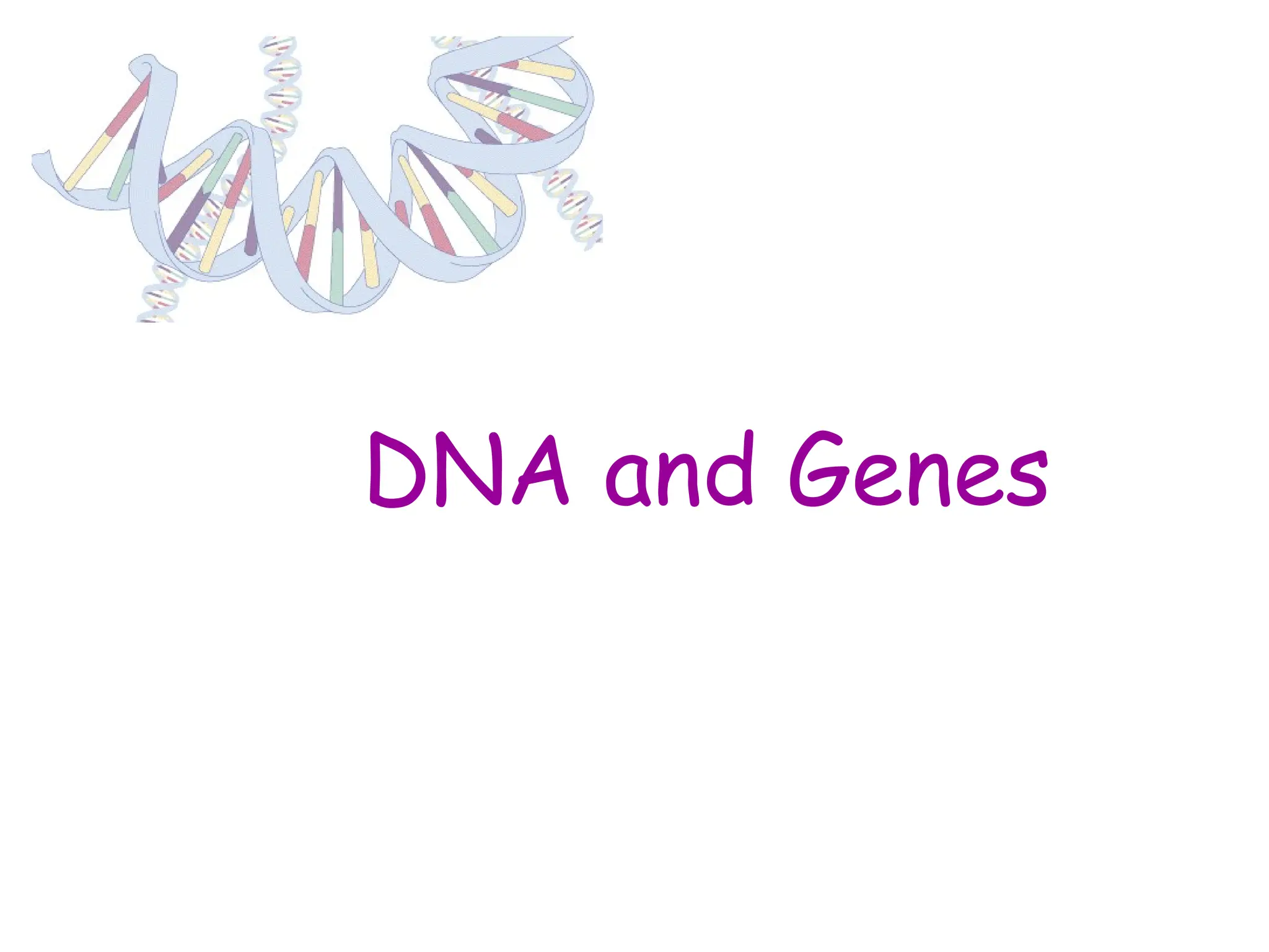 DNA and Genes
 