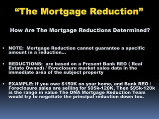 The Forensic Loan AuditA Forensic loan audit is a needed tool in the Mortgage Reduction Process it looks for violations of the…Truth In Lending Act (“TILA”)