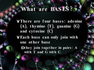 Dna, chromosomes & genes | PPT