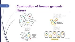Construction of human genomic
library
Saturday, June 11,
2016
26
 