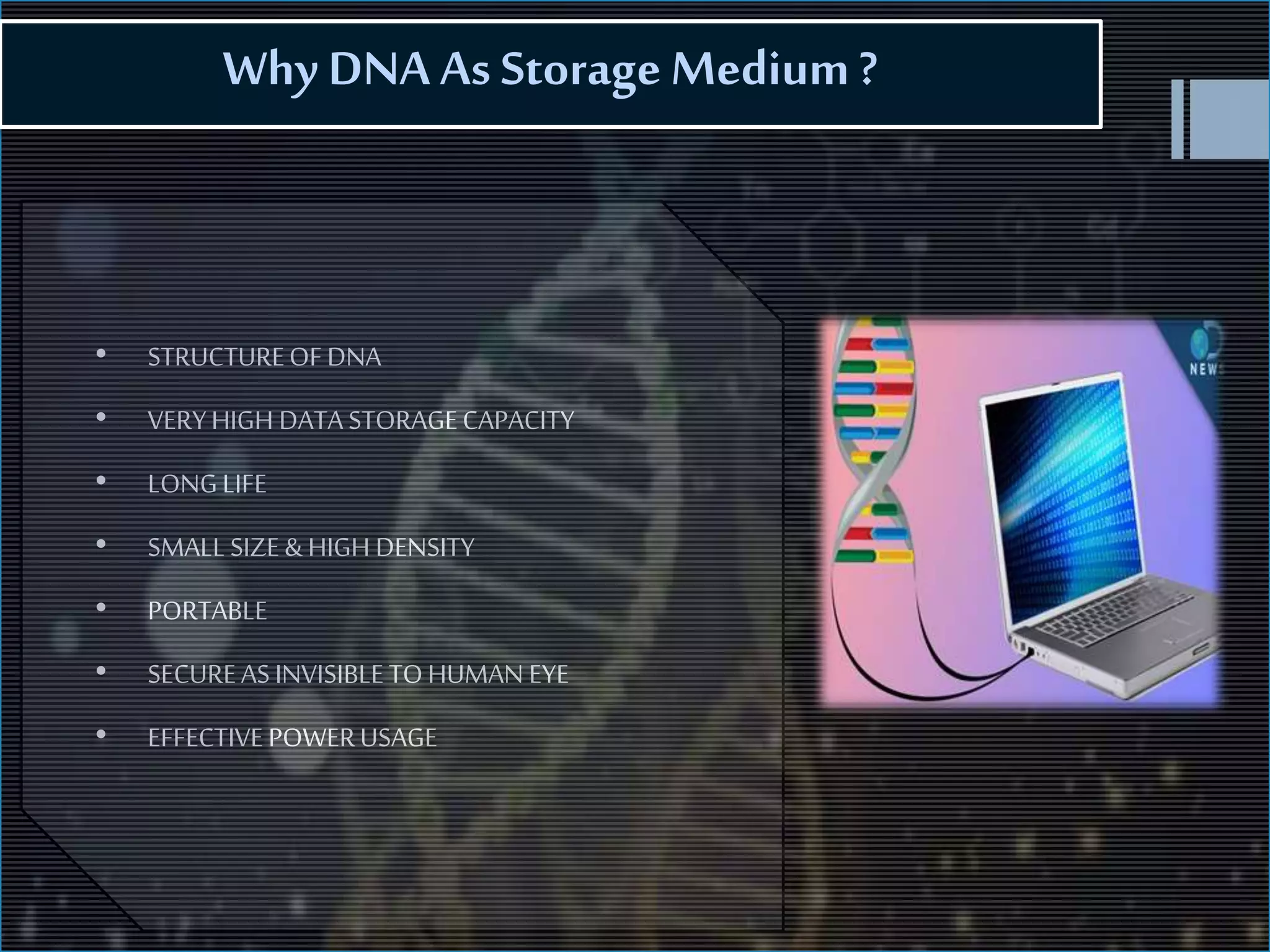 Dna data storage PPTX