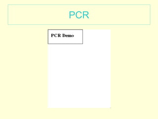 PCR
 