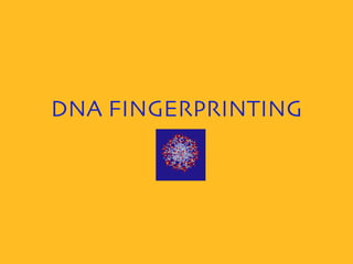 DNA FINGERPRINTING 