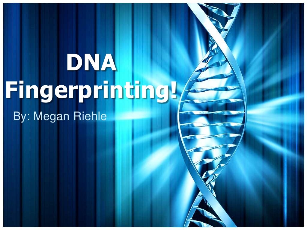 Dna fingerprinting!