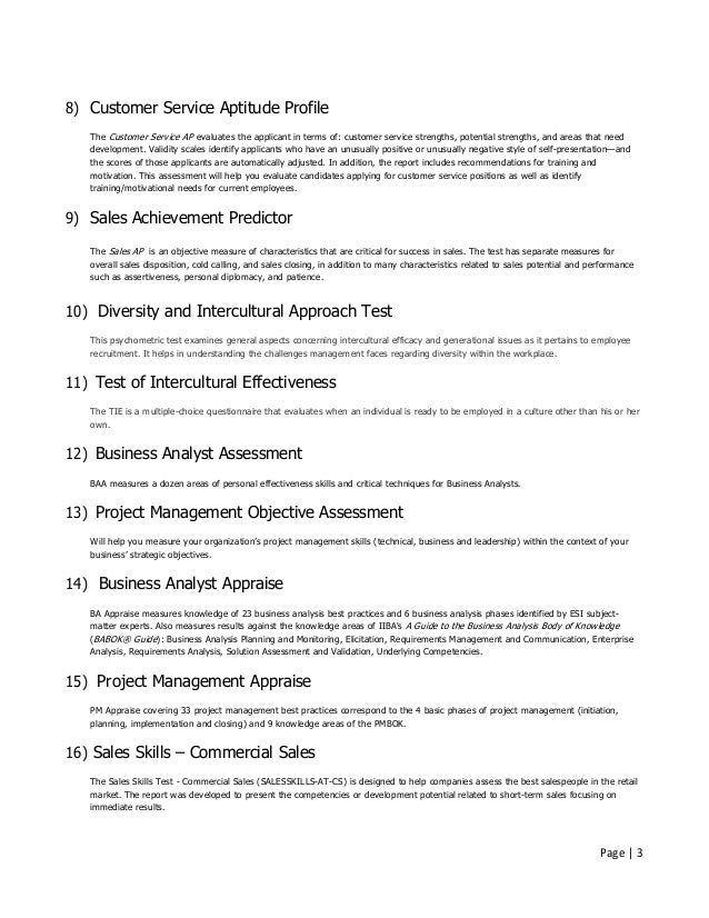dna hr consulting assessments and related services customer service aptitude