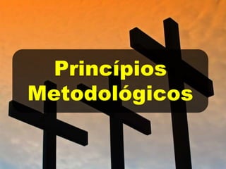 Princípios
Metodológicos
 