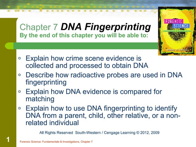 Dna in forensics | PPT | Chemistry | Science