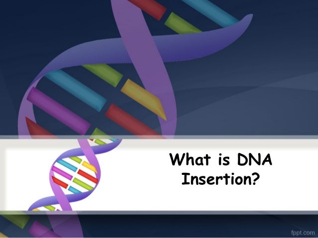 Inserting gene into genome