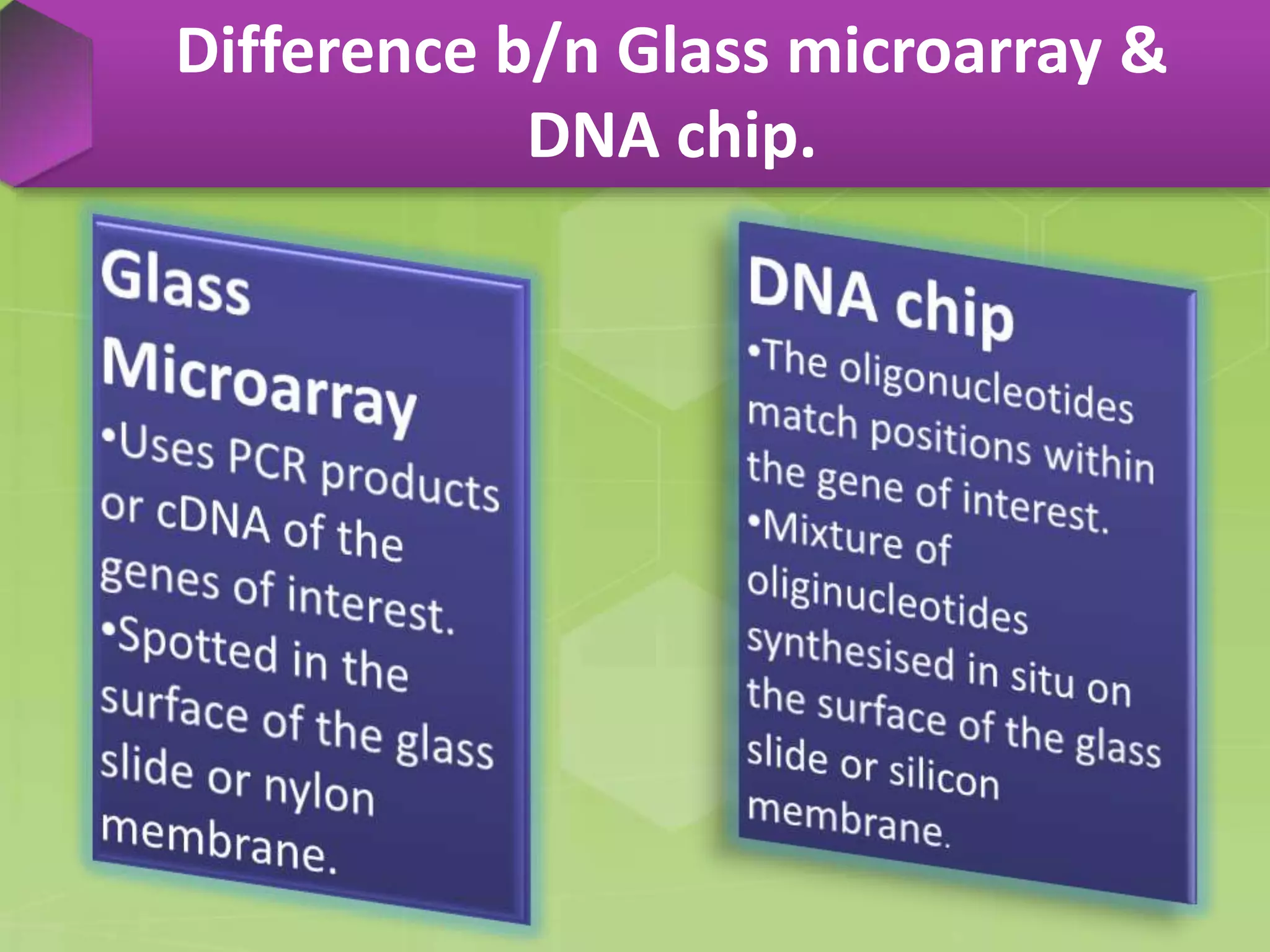 Dna microarray | PPT