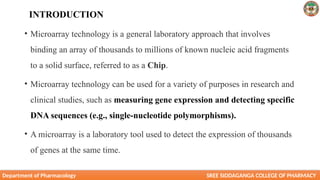 Dna microarray, Role of nucleic acid . | PPTX