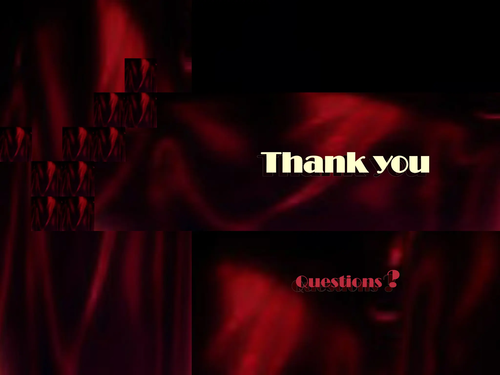 Thank you
Questions ?
 