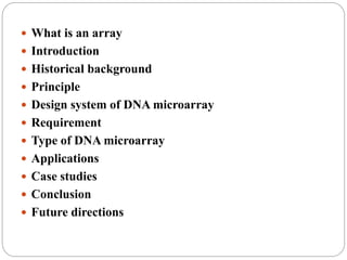 Dna microarray and its role in plant pathology | PPTX