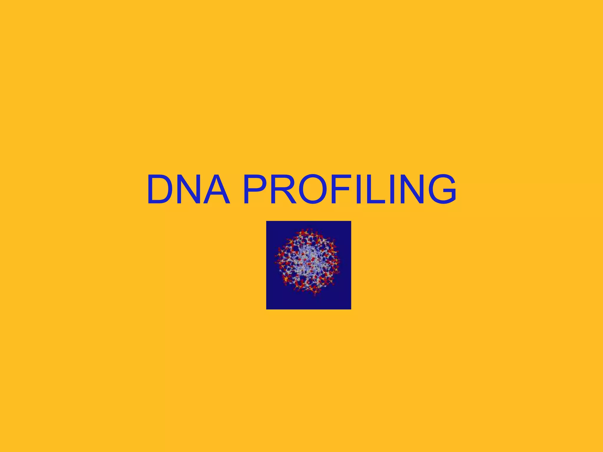 Dnaprofiling