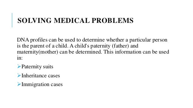 Dna profiling