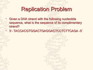 DNA & Protein Synthesis Detailed explanations | PPT