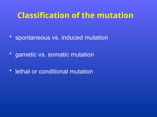 DNA repair along withconcept of mutation.pptx