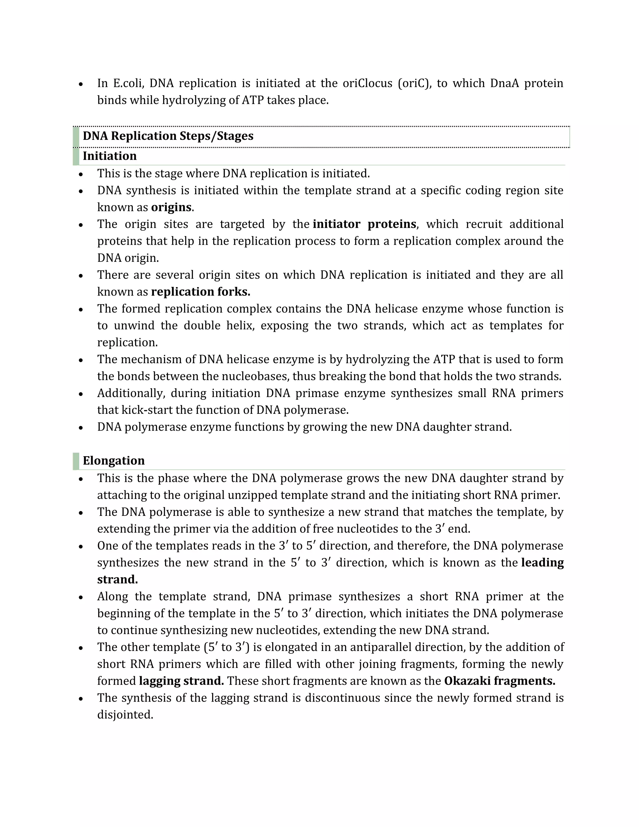 DNA REPLICATION PDF