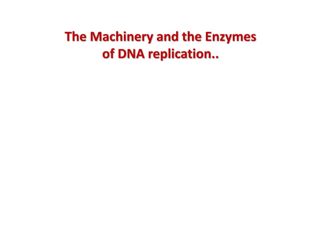 DNA replication and transcription unit | PPTX
