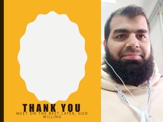 T H A N K Y O U
M E E T O N T H E B E S T L A T E R , G O D
W I L L I N G 23
 