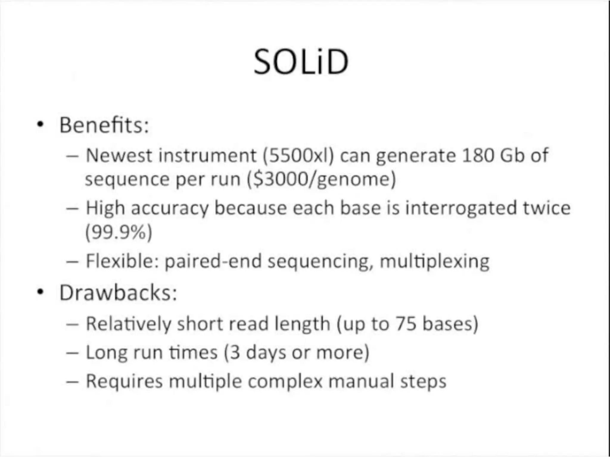 Advance DNA sequencing 