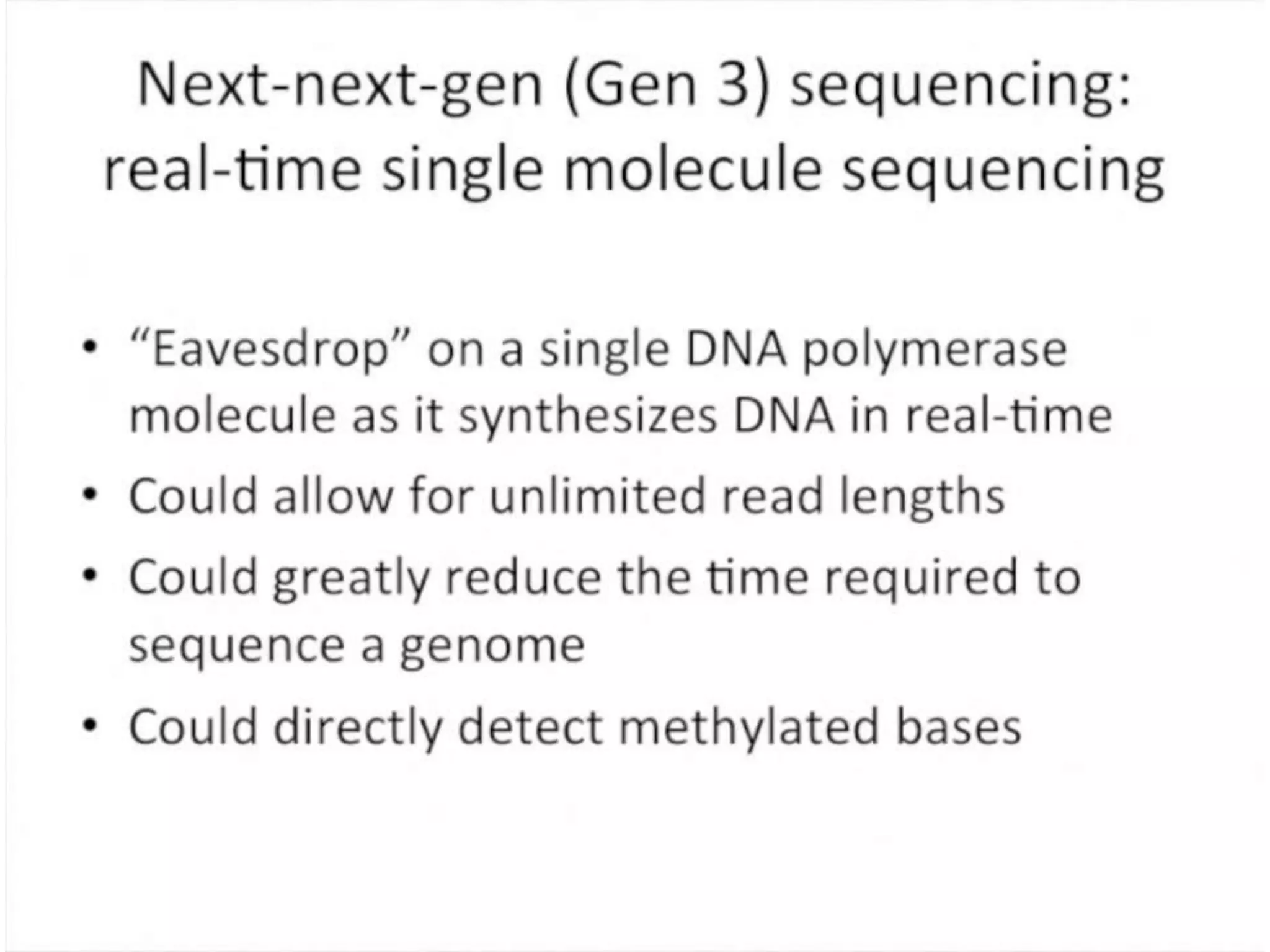 Advance DNA sequencing 