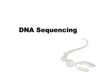 DNA Sequencing
 