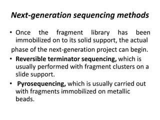the general laboratory technique for determining the exact sequence of ...