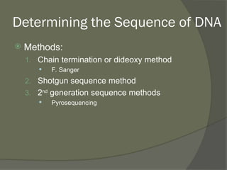 Dna Method Math DNA Sequencing MethodsSDFGHJKJHGFDSDFGHJKMNBVCX | PPT