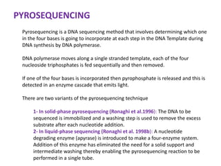 DNA Sequencing Techcnology and Methodology | PDF