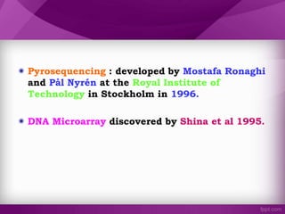 DNA sequencing by kk sahu sir | PPT